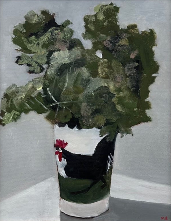 Kale in a Vintage Cup