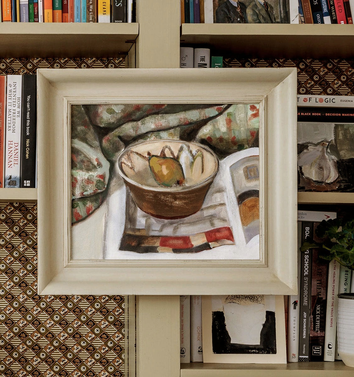 Pear in a Vintage Bowl