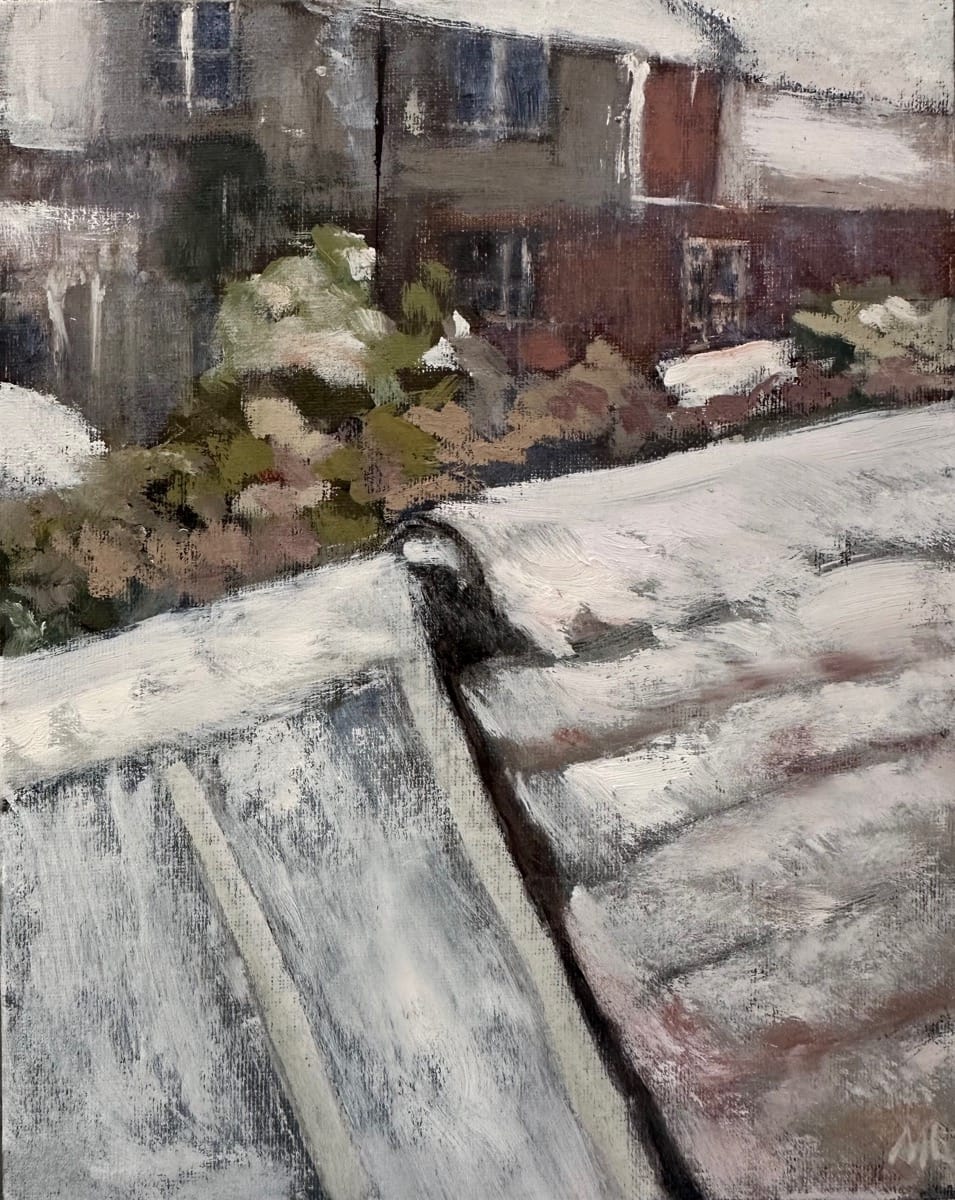 16 London Rooftops Under Snow