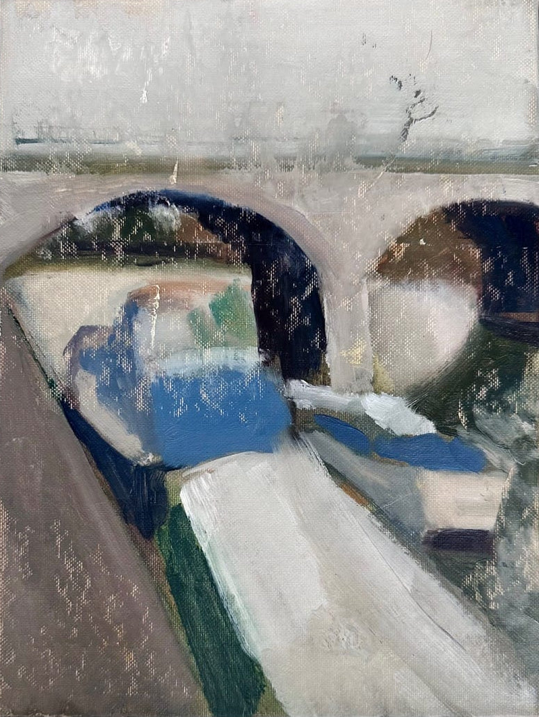 Boats Moored on the Thames